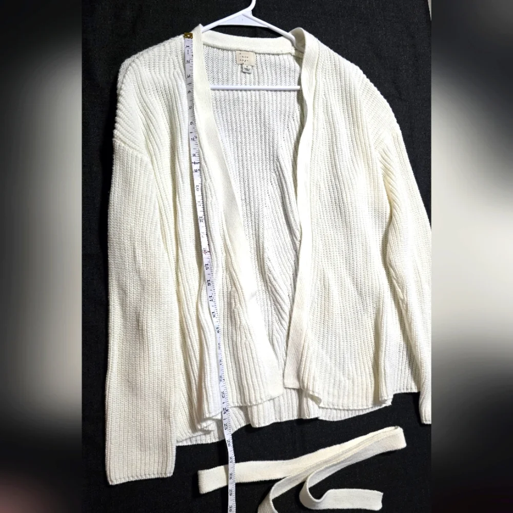 A New Day Women's Cream Sweater Cardigan